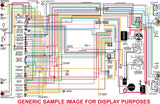 1961 Plymouth Belvedere - Fury & Savoy Color Wiring Diagram