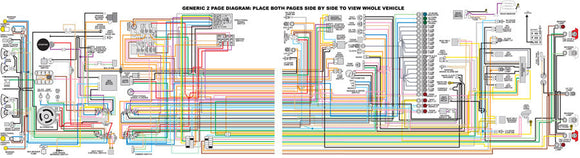 1979 Ford F150 F250 & F350 Truck Color Wiring Diagram