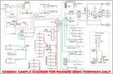 Austin Healey 100-6 Color Wiring Diagram