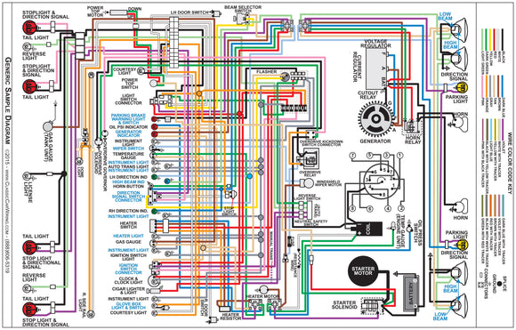 1978 Chevy C & K Light Truck Color Wiring Diagram